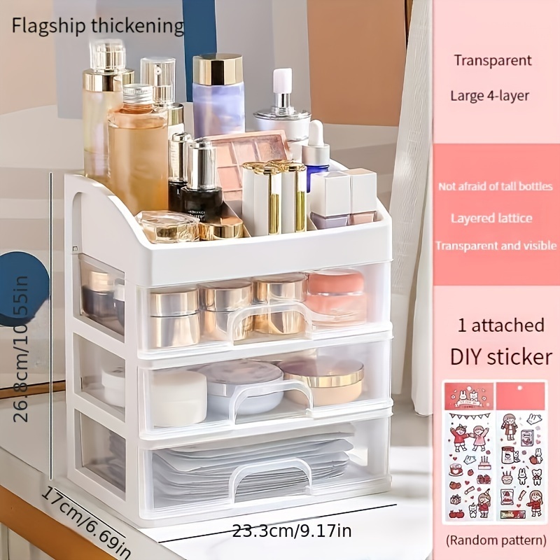 Multifunctional Three layer Cosmetics Storage Rack - Temu