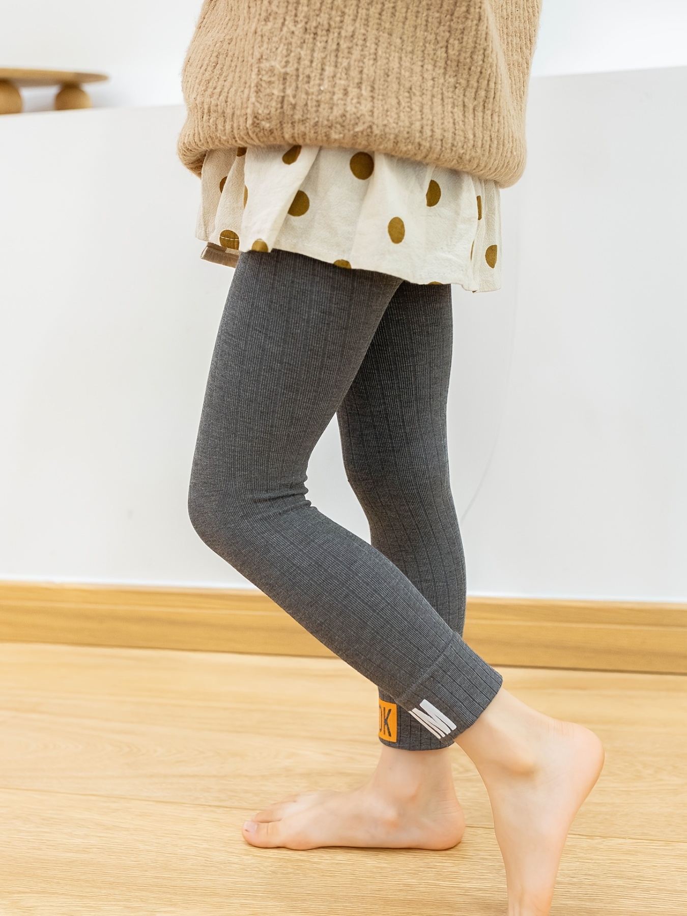 Teen Girls Print High Rise Knit Leggings