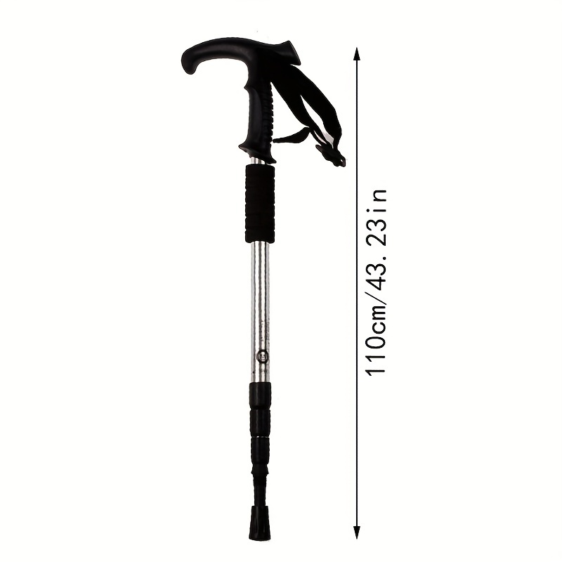 Aluminum Alloy Hiking Stick Shock Absorbing Walking Pole