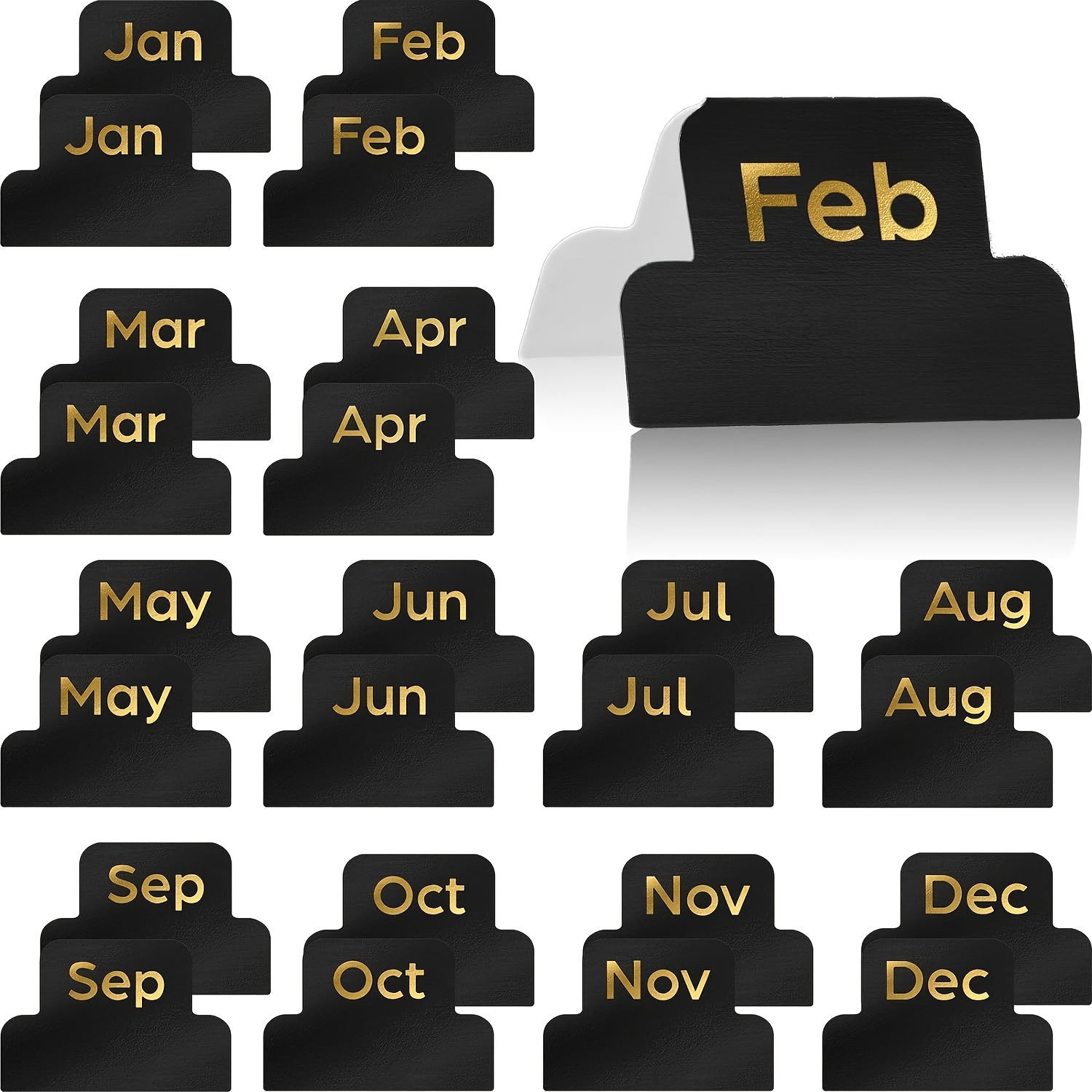 Planner Accessories Monthly Tabs Adhesive Monthly Planner - Temu