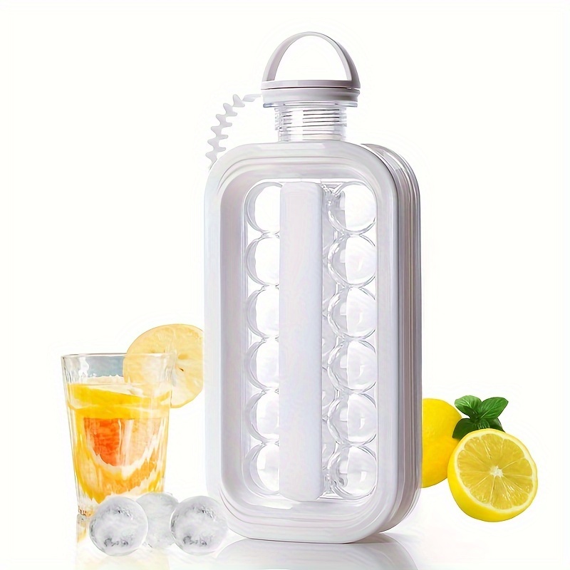 Portable Ice Ball Maker 1 Ice Cube Trays, Creative Ice Bottle Cubic  Container With Cooling Ice Cube Molds For Cocktail,coffee, Whiskey,champagne,  Beer, Juice - Temu