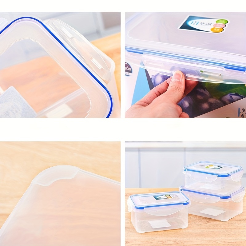 4pcs Refrigerator Storage Boxes Fresh-Keeping Set