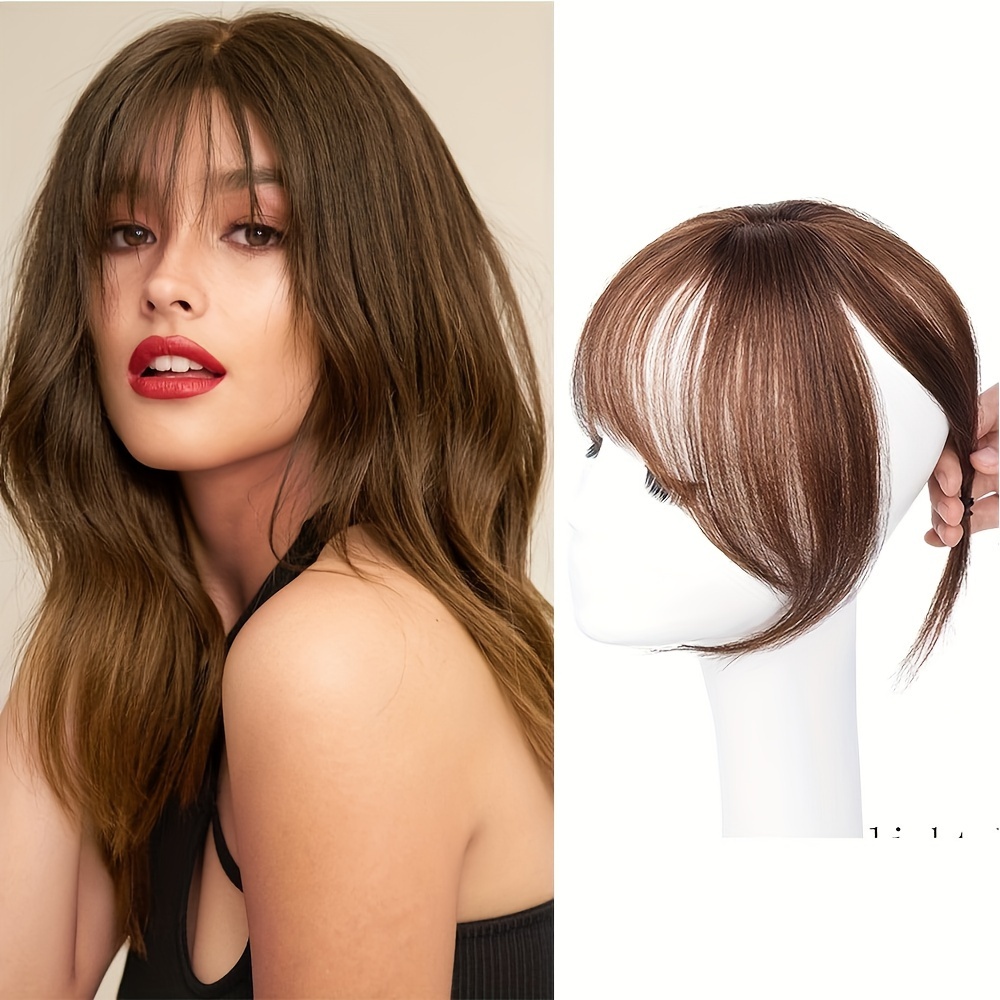 

Synthetic 3d Bangs Clip-in Bangs Extension Natural French Bangs Hairpiece Invisible Clourse Bangs Covers Hairpieces