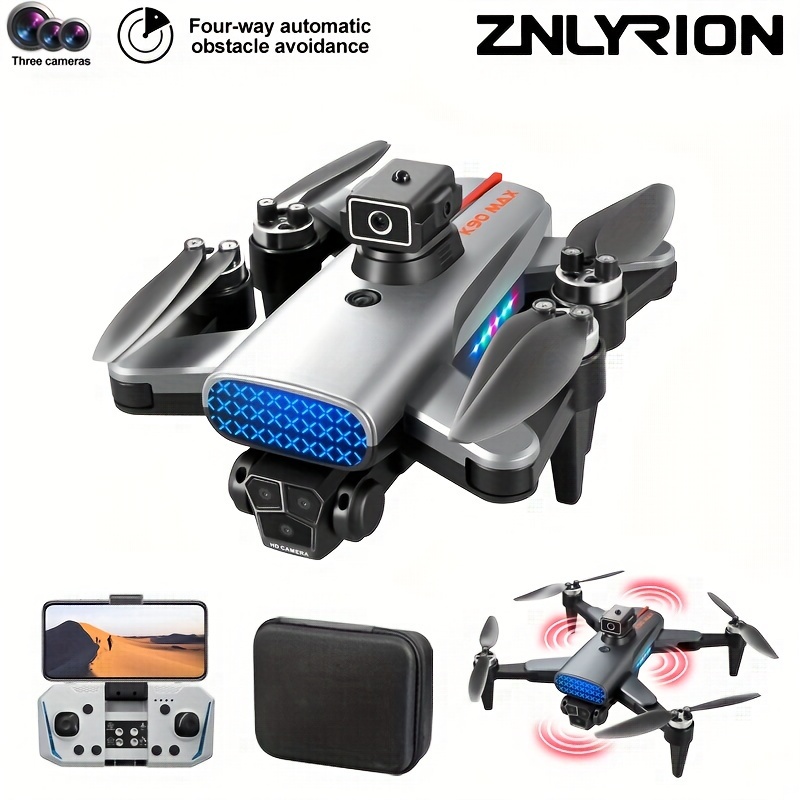 Nuevo Dron UAV K90 Pro Quadcopter Con Evasi n De Obst culos De 360 Motores Sin Escobillas GPS Resistencia Al Viento De 7 Niveles Y Modo De Seguimi