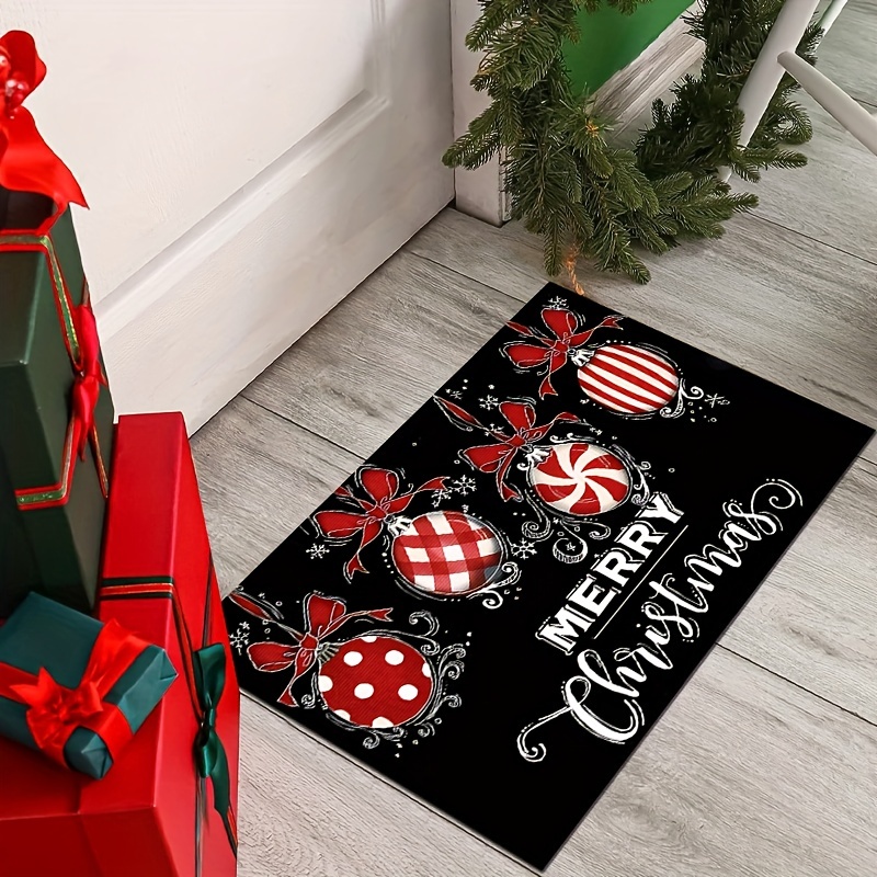 Christmas Decor Mat Non slip Floor Mats Bathroom Floor - Temu