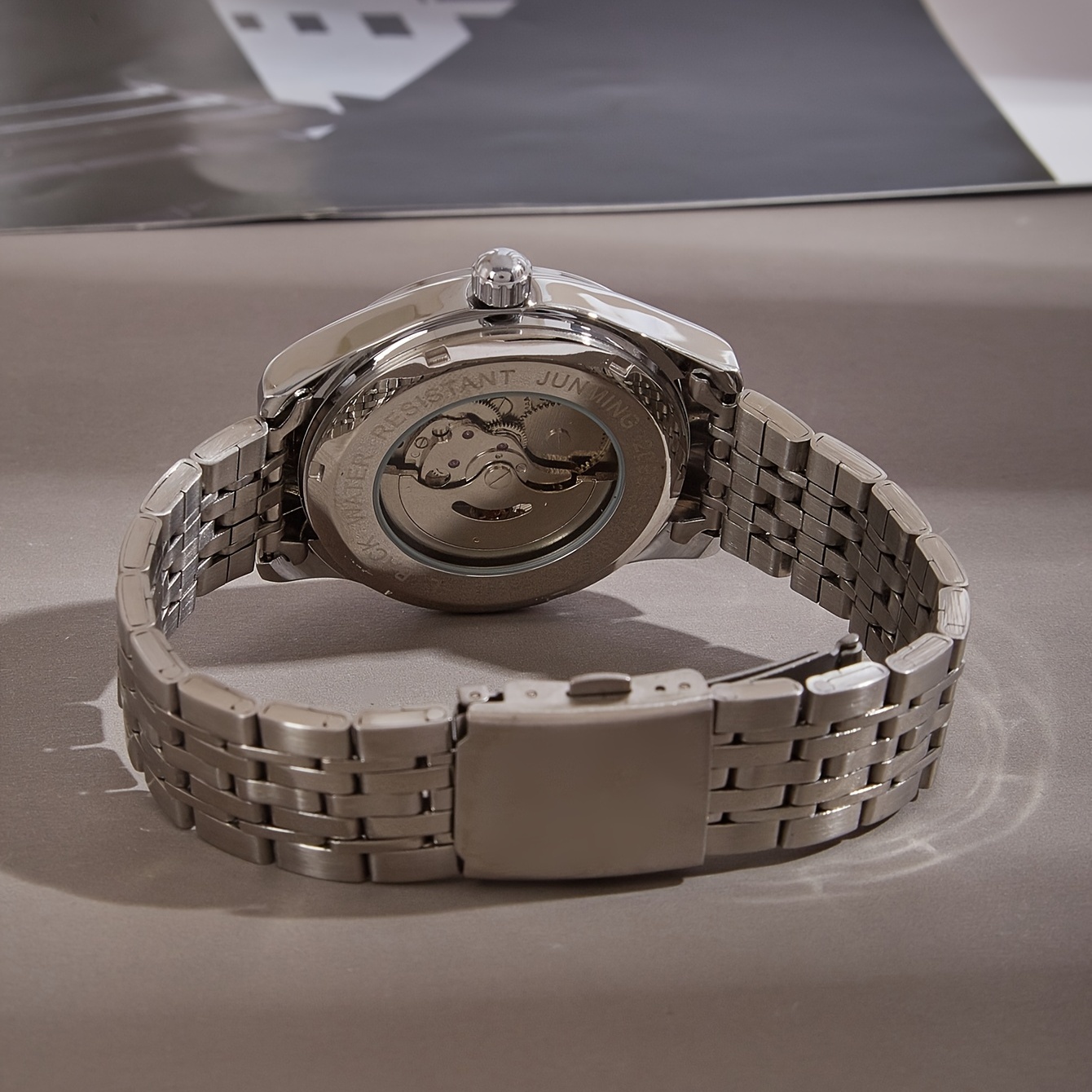 Automatic sales transparent watch