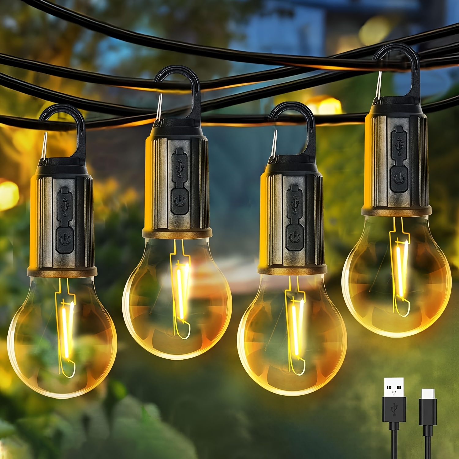 Multifunctional Outdoor Hanging Tent Light With - Temu