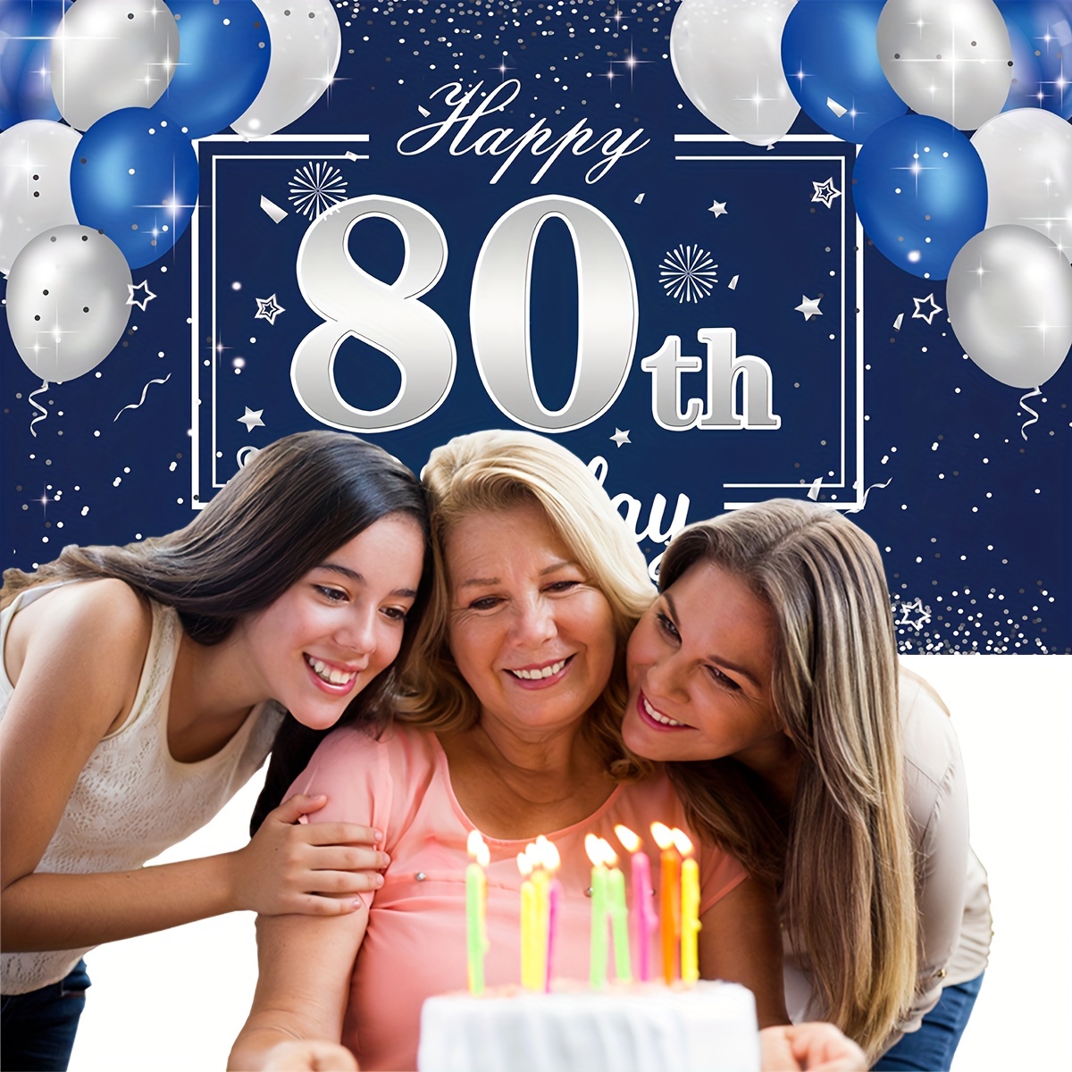 Oedim Feliz 40 Cumpleaños 80 X 80 Cm, Eventos O Celebraciones