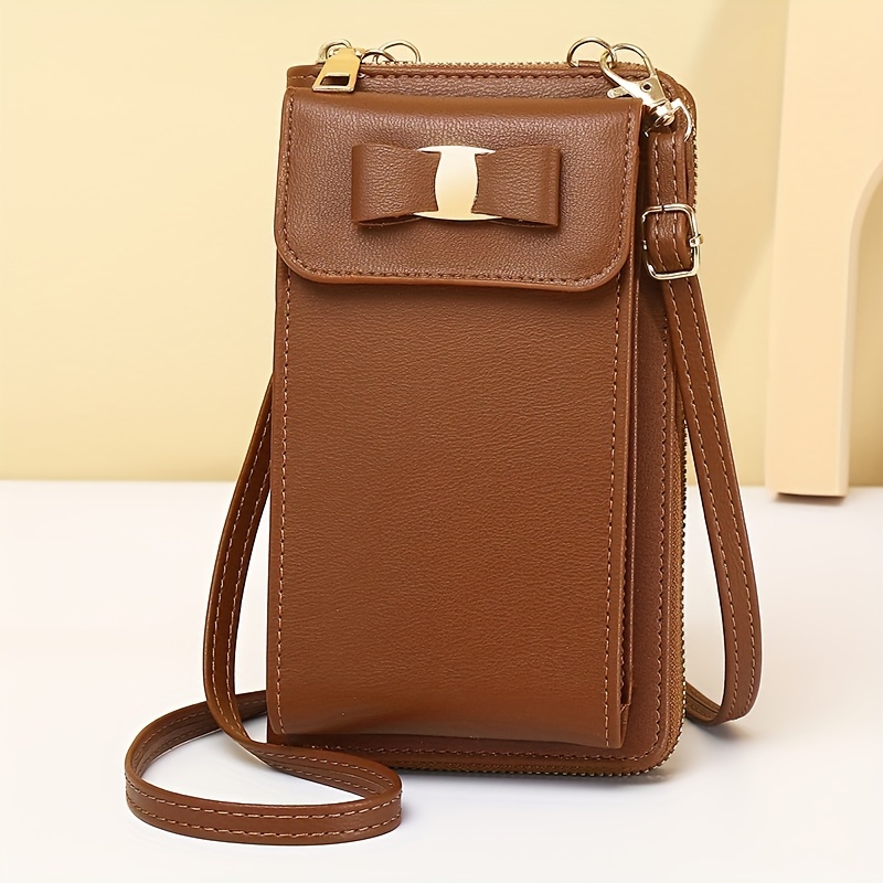 Small Crossbody Cell Phone Purse, Mini Messenger Shoulder Bag, Handbag &  Wallet With Credit Card Slots For Women - Temu