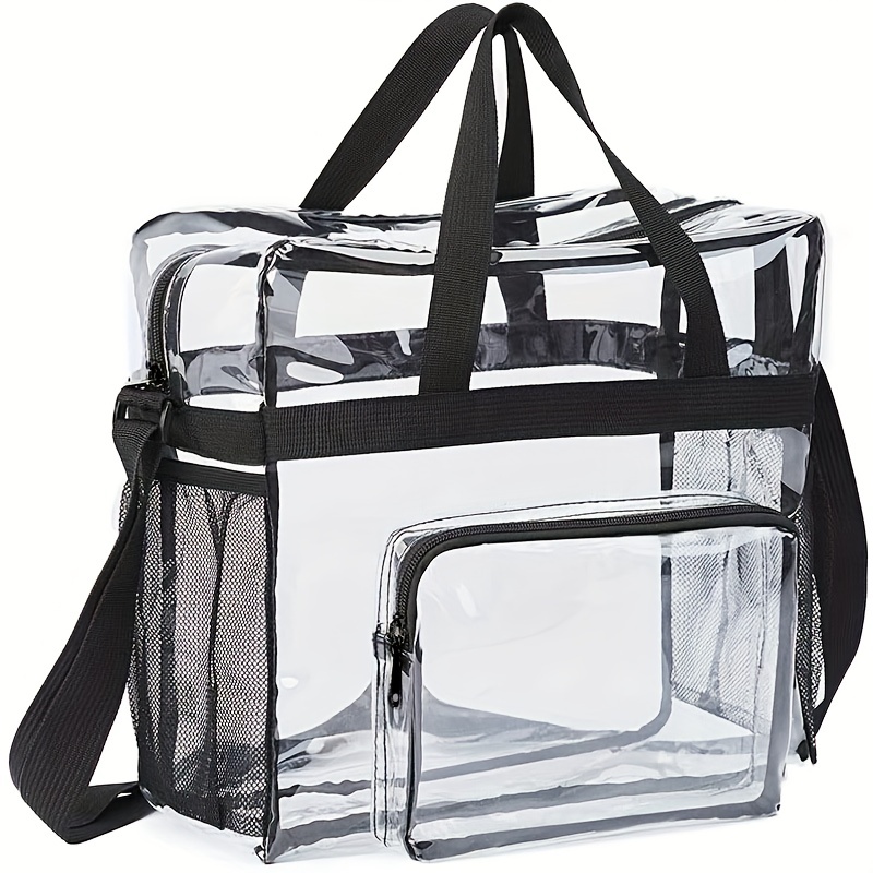 Sac en vinyle oversize, sac énorme, sac transparent, sac à main