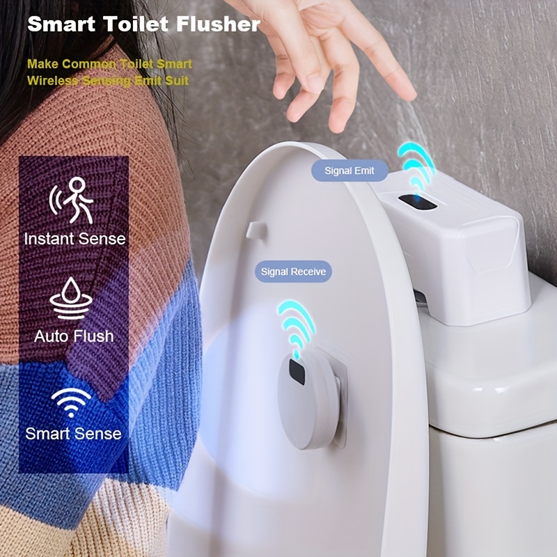 Non-Contact Fully Automatic Toilets Flusher Infrared Induction