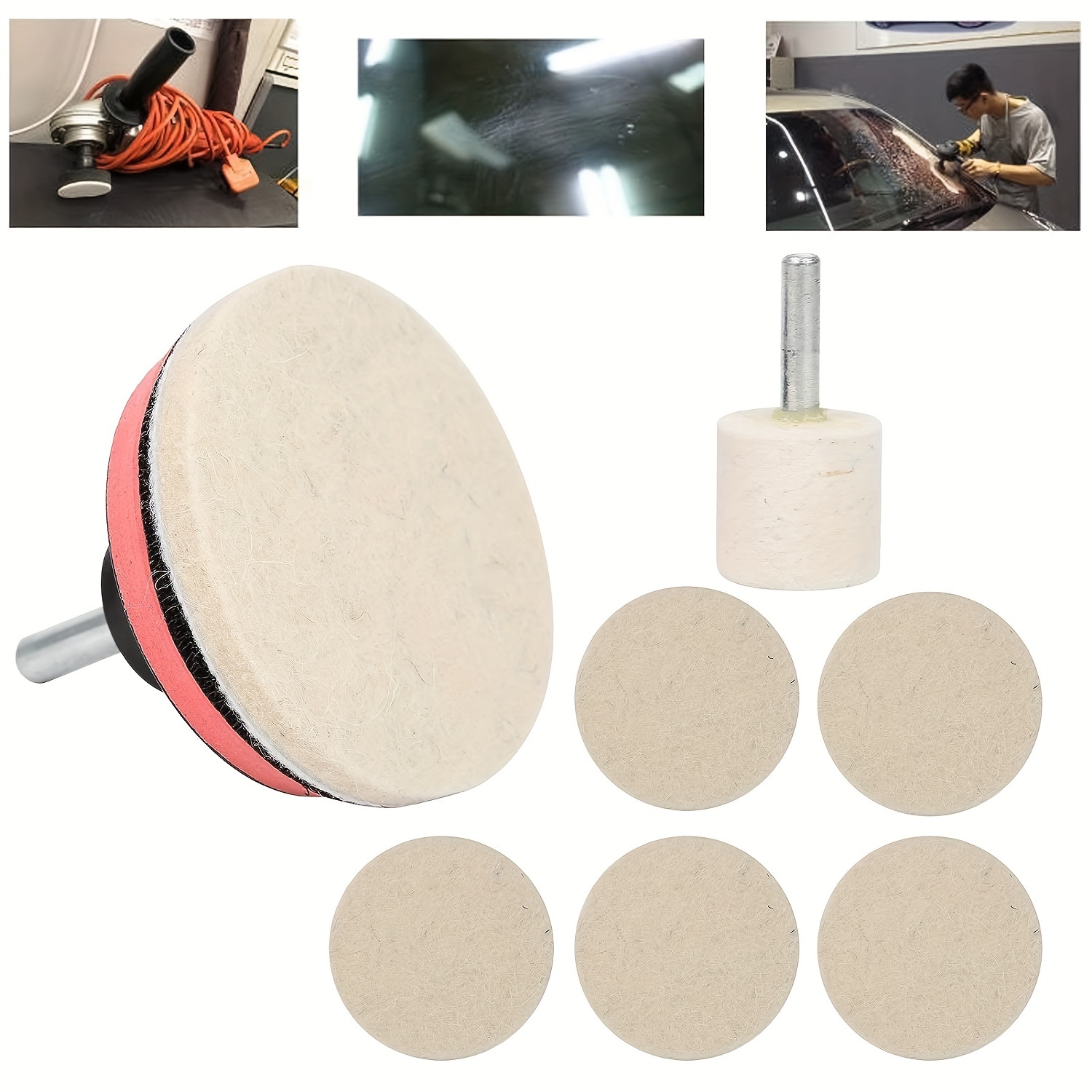 Car Glass Polishing Set Glass Polishing Kit Car Windshield - Temu