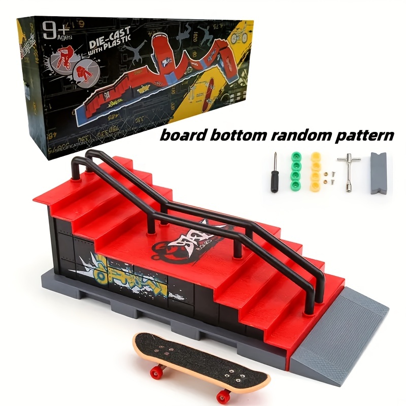 Finger Skateboard Rampe Set, Mini Finger Skate Park Kit, Rampes de