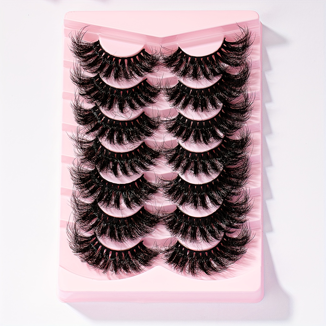 7 Pairs Cat Eye False Eyelashes Fox Eye Lashes Natural Look