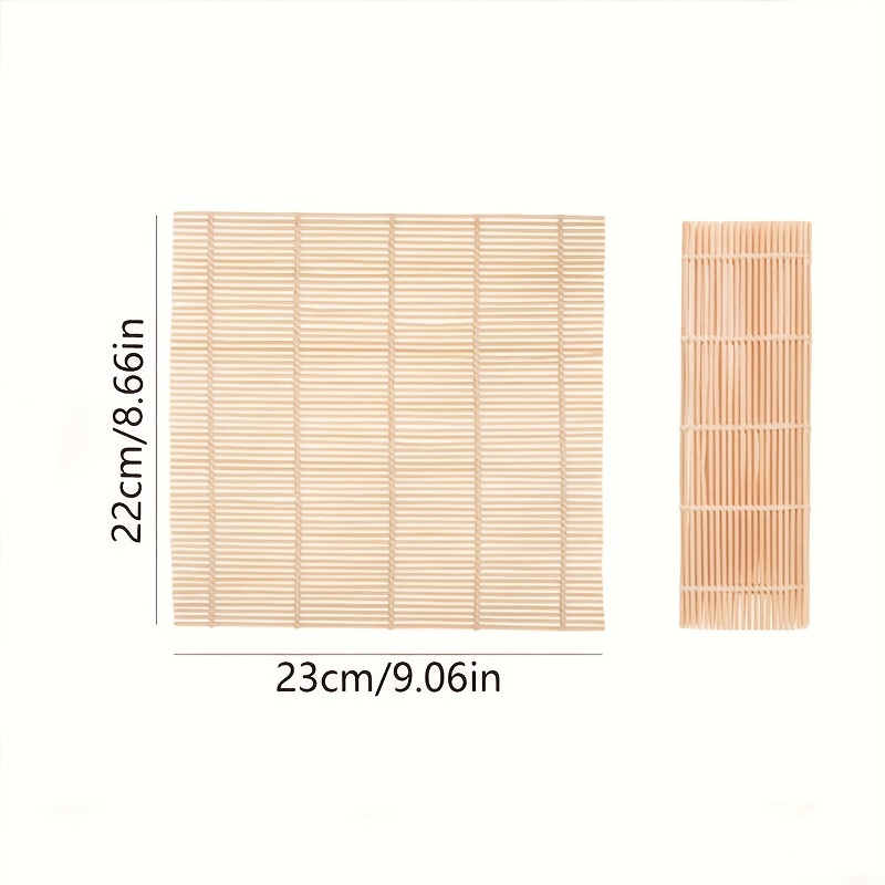 Useful Sushi Rolling Mat Lightweight Sushi Mat Non-Stick Easy to Use Bamboo  Curtain Sushi Rolling