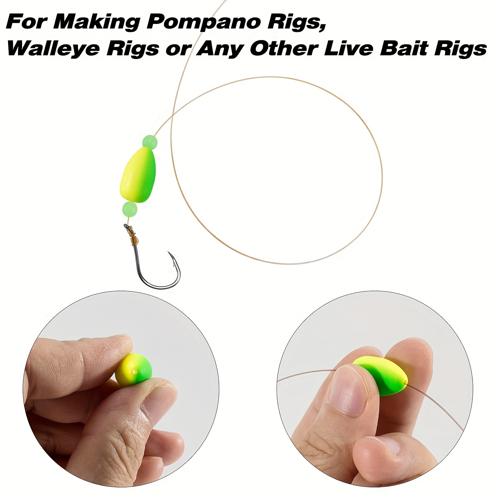 Oval Foam Fishing Floats Bright Color Bobber Ball Fly - Temu Canada
