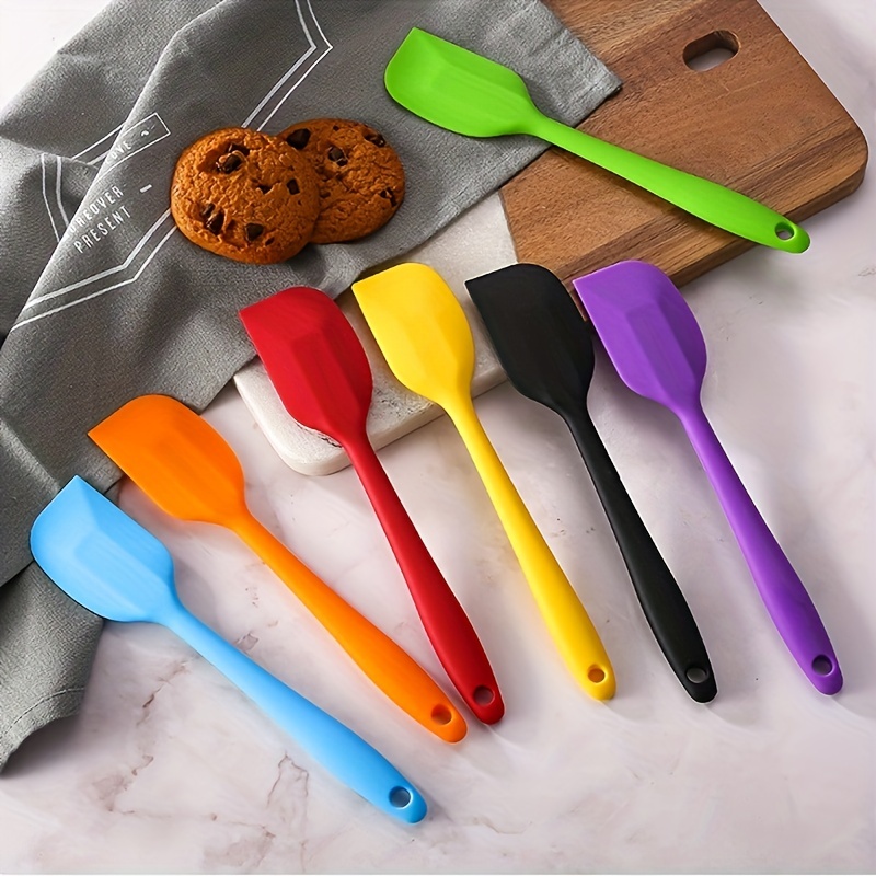 Dropship 6pcs Silicone Kitchenware Set; Kitchen Supplies; Baking Supplies;  Large Scraper; Spatula; Baking Tools; Cake Cream Spatula; Kitchen Tool Set  to Sell Online at a Lower Price