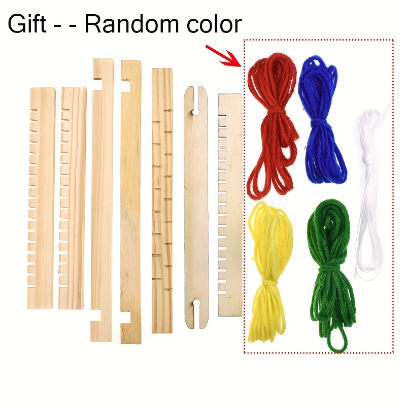 UCDRMA Knitting Loom Set with Yarn, Easy Scarf Loom Knitting Kit for B –  WoodArtSupply