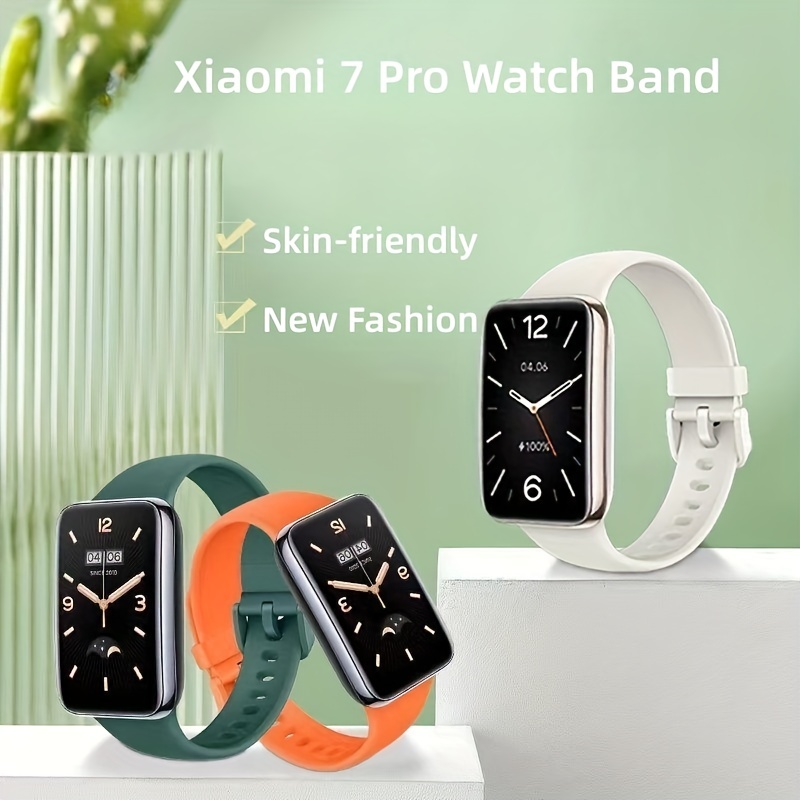 Wristband Watchband For Xiaomi Mi Band 7 Pro Strap Band For MiBand 7 Pro  Smart Wriststrap Bracelet silicone Accessories + case