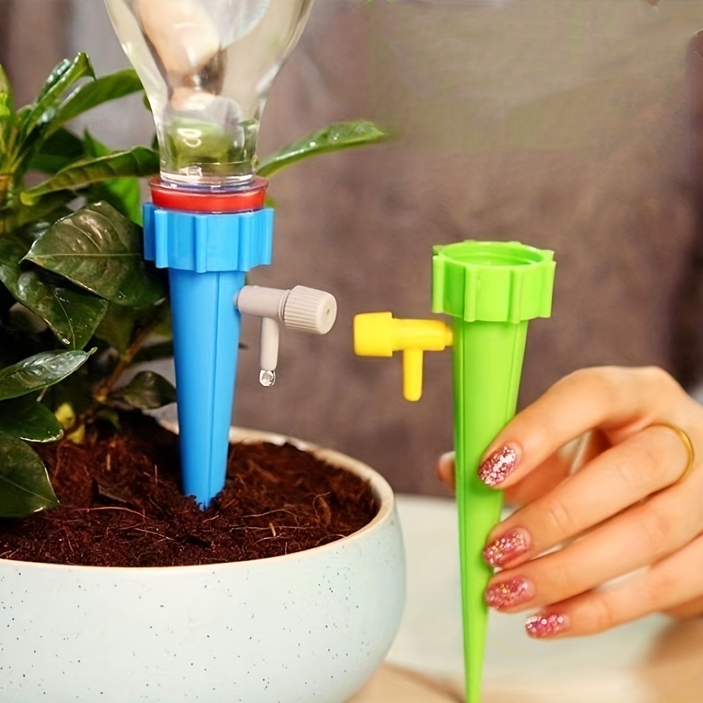 1pc Dispositivo Di Irrigazione Automatica Dei Fiori, Assistente Per  L'irrigazione Delle Piante In Vaso Per Uso Domestico, Dispositivo Per  Gocciolare