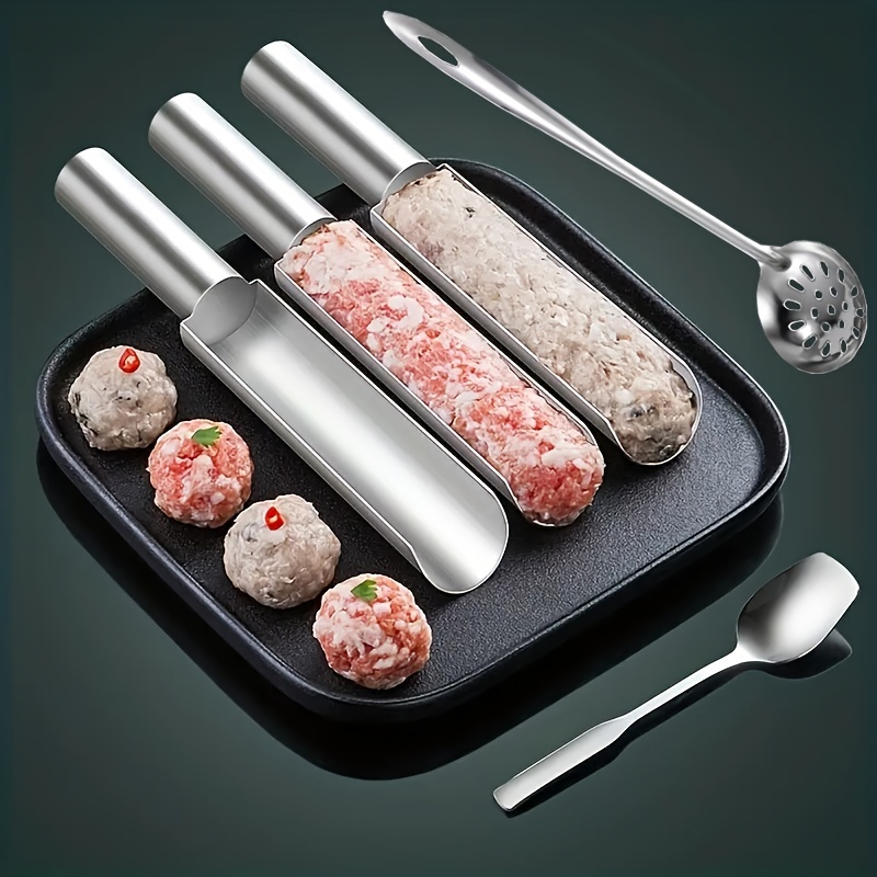 Meatball Spoon, Meatball Making Tool, Fish Ball Spoon,kitchen