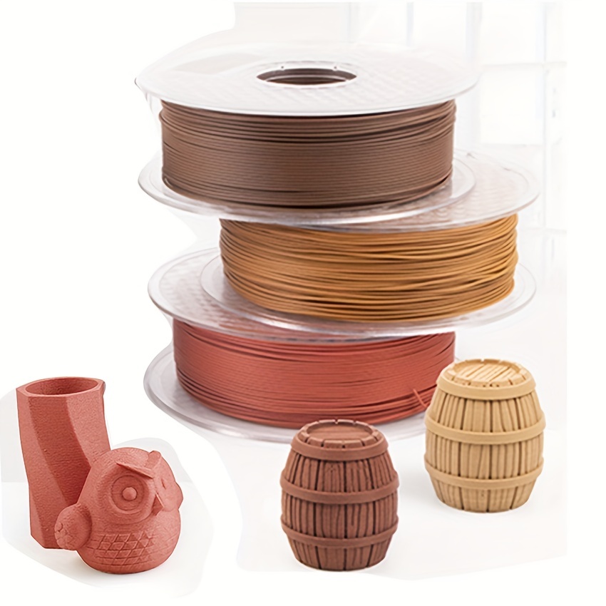 Elevate 3d Printing Pla Wood Filament 1 75mm 1kg 500g 250g Yellow Ebony Red  Sandal Wood, Free Shipping, Free Returns