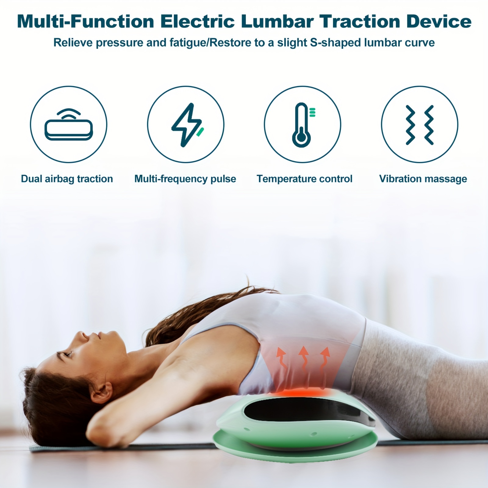 Back Stretcher Lumbar Relief Back Stretcher Device Multi - Temu