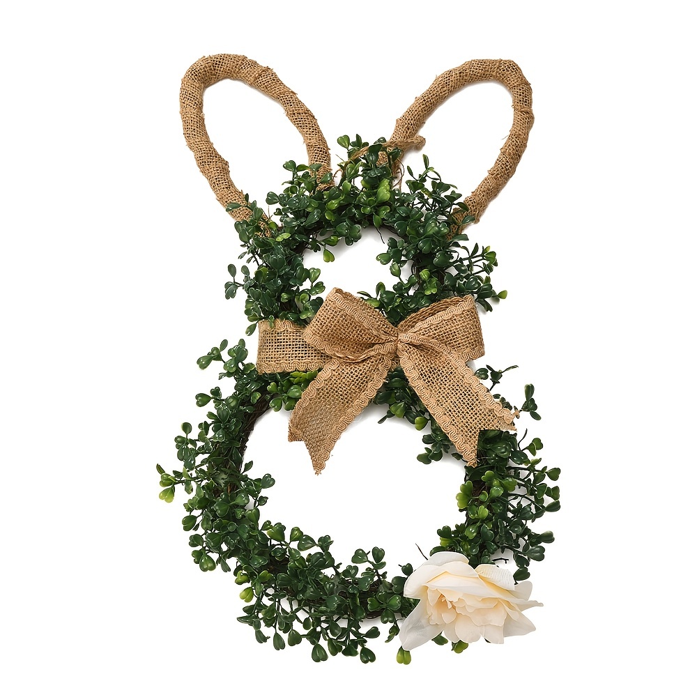 Rabbit Shape Simulation Green Plant Rabbit Party Decoration - Temu Ireland