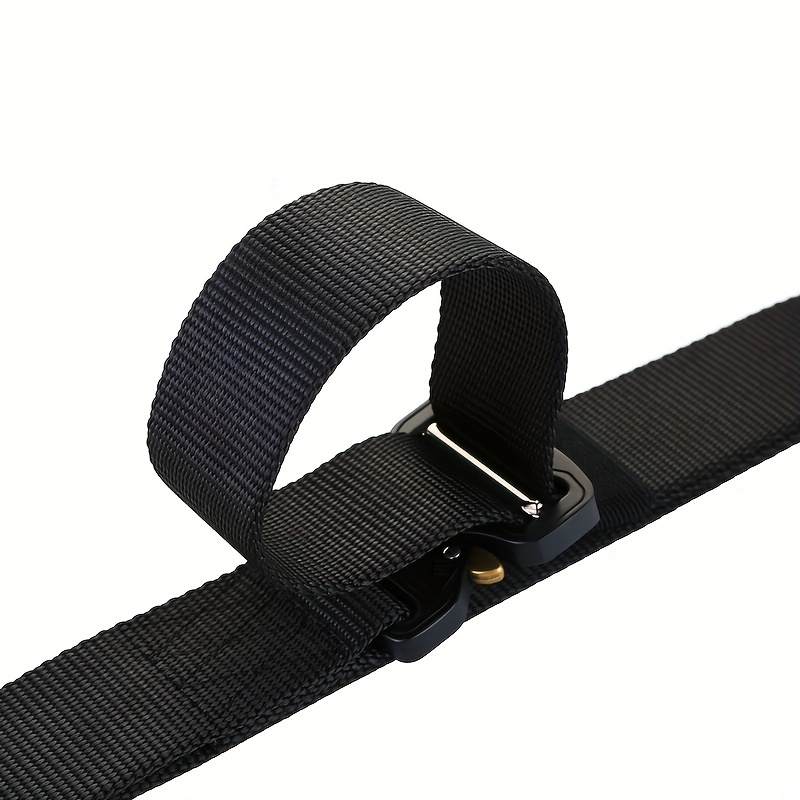 Nylon Tactical Belt Quick Release Buckle Elastic