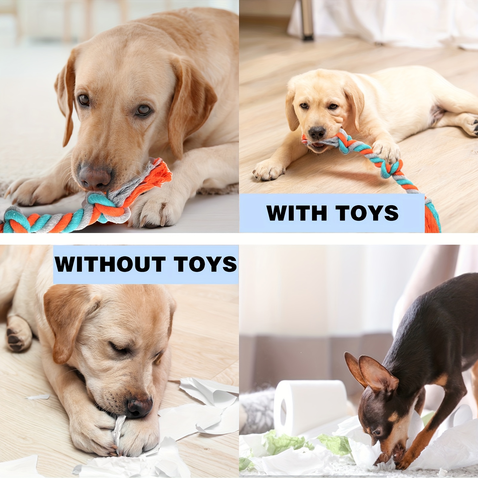 Dog Rope Toys, Interactive Dog Rope Toy, Dog Chew Toy For Small