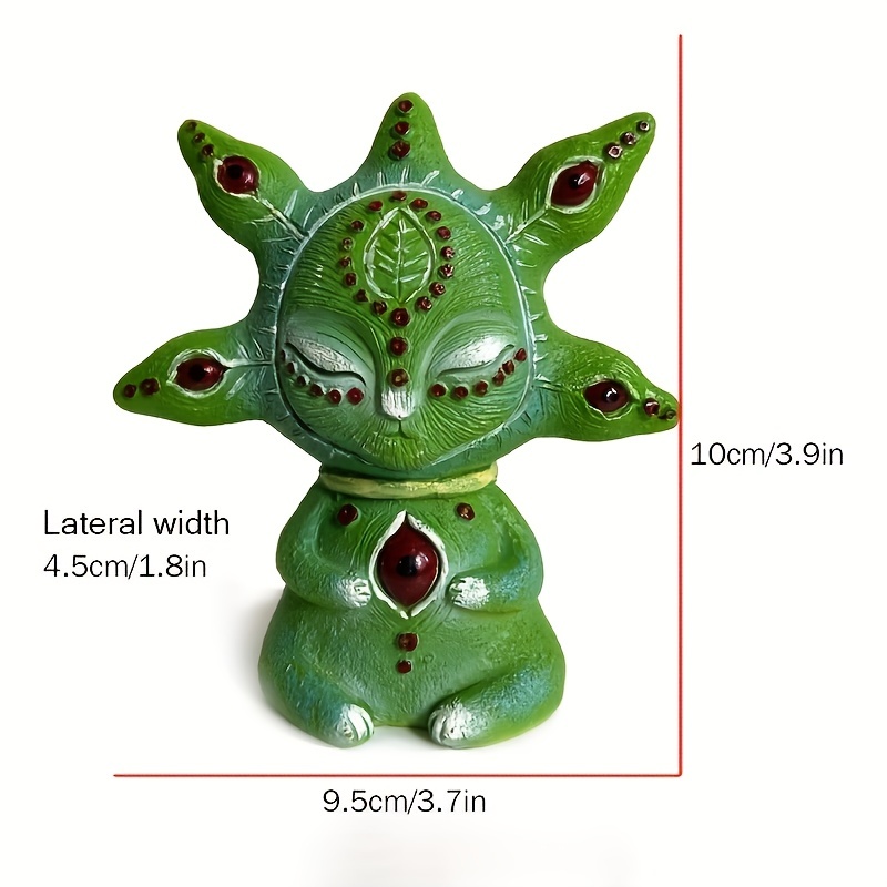 3 eyed Alien Sculpture: Add A Magical Touch Garden Handmade - Temu