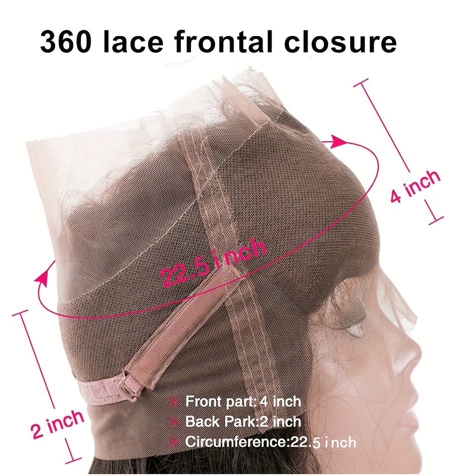 360 Lace Frontal Human Hair 360 Lace Temu France