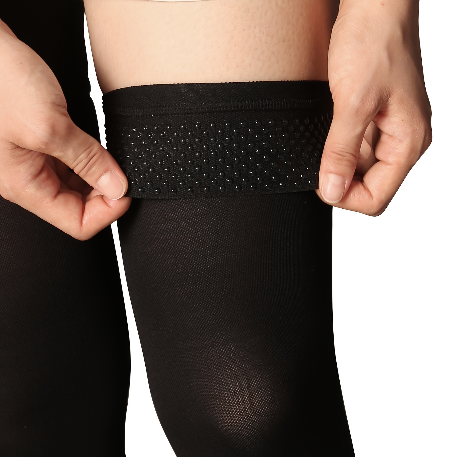 Thigh High Compression Stockings 20-30mmHg Toeless Unisex Leg Support Hose