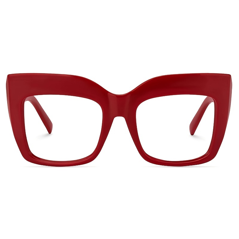Square Light Blocking Glasses For Women Anti Eyestrain Eyeglasses