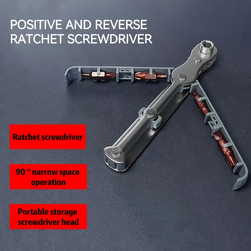Ratcheting Right Angle Screwdriver Hex Drive 90 Degree - Temu Canada