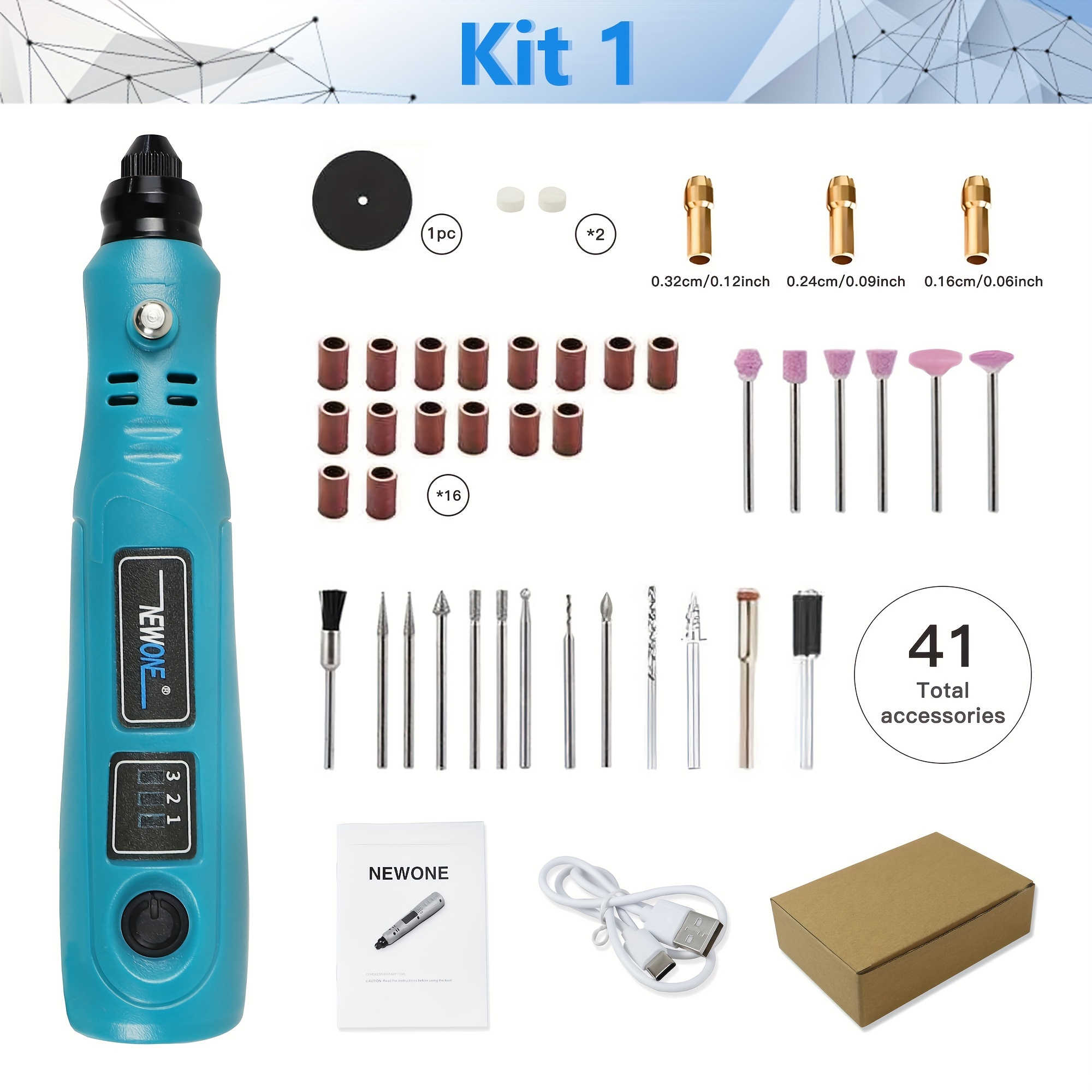 T-Tech Wholesale Wireless Rotary Tool 8V USB Charging 5-Speed 8000-29000rpm  Power Rotary Tool Kit Small DIY Projects - China Electric Mini Grinder,  Original Wireless Drills Nails