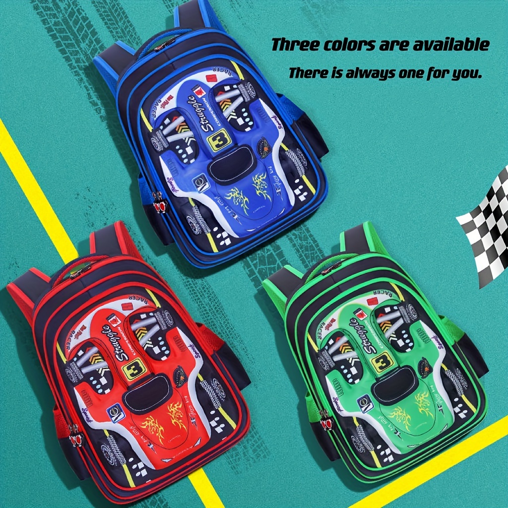 Boys' Children's Backpack Spine Protection Schoolbag