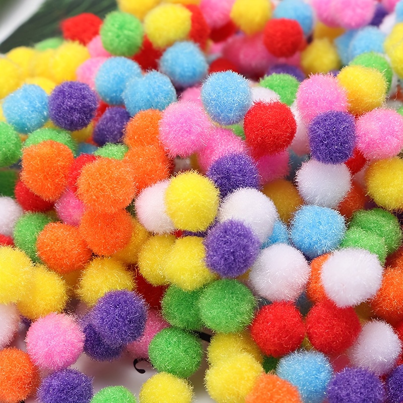 Pompoms Soft Pompones Fluffy Plush Crafts Pom Poms Ball - Temu Italy