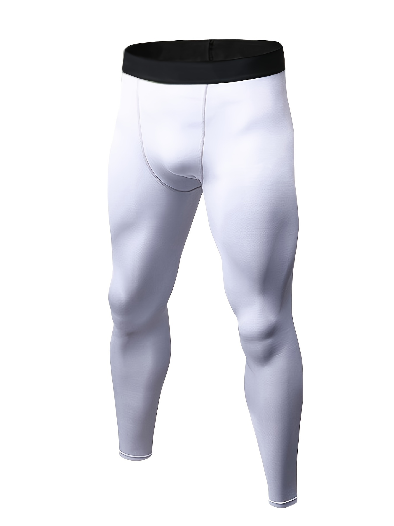 Men's Tight Sports Pants Fitness Running Training Quick - Temu