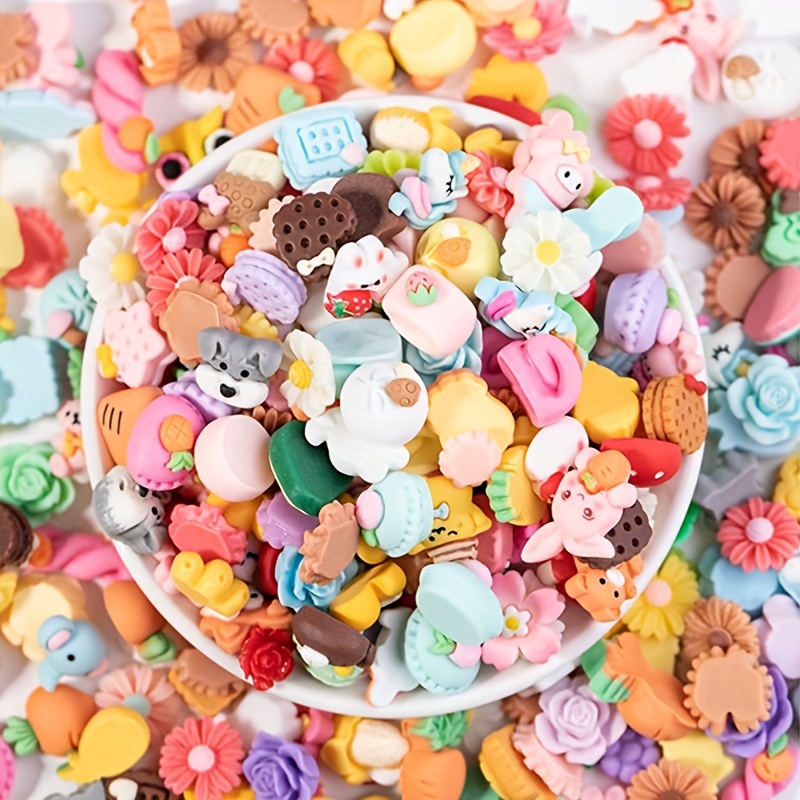 Resin Fake Candy Charms Kawaii Cute Mixed Assorted Sweets - Temu