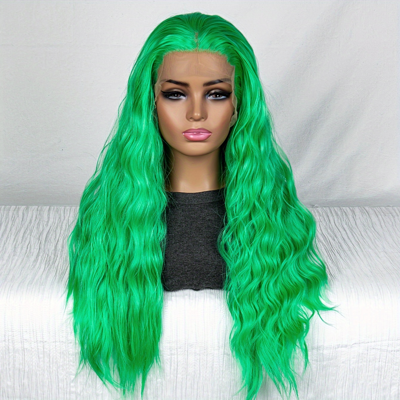 Bright deals green wig