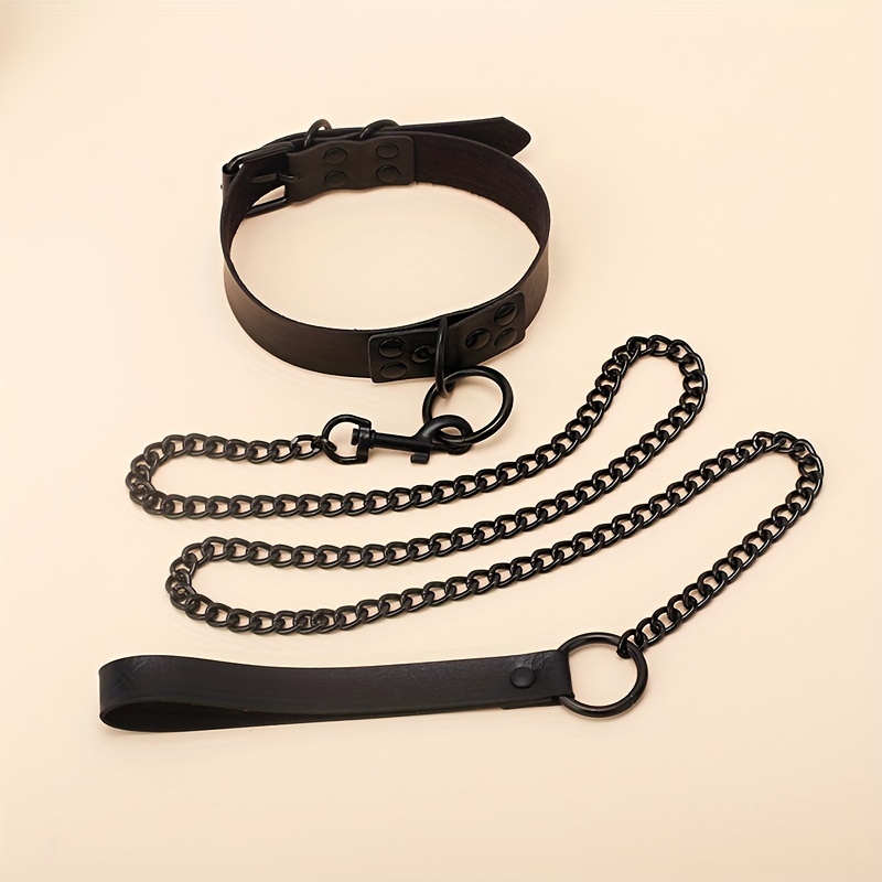 PU Leather Collar Choker Punk Rock Gothic Necklace
