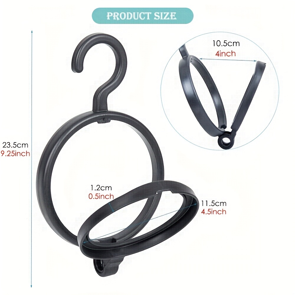 Portable Plastic Wig Hanger - Stylish & Convenient Wig Drying Rack & Display