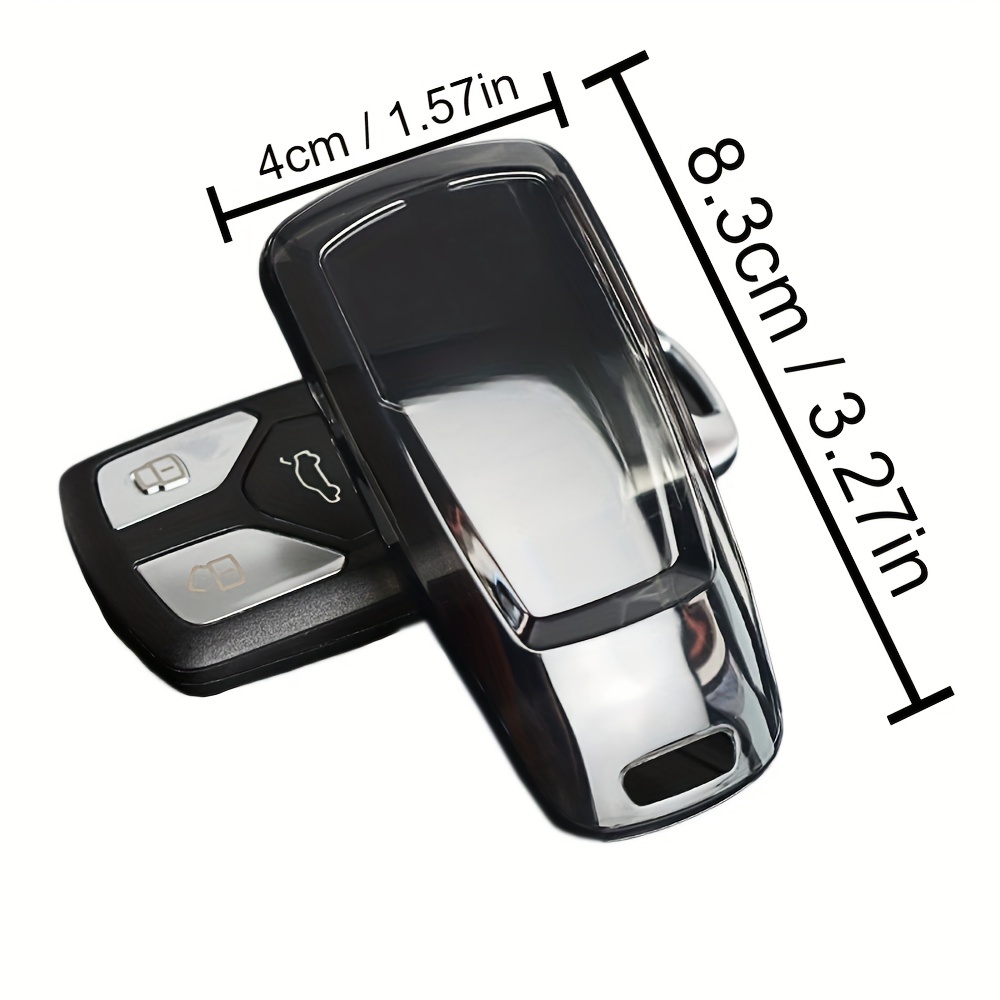 Transparente TPU Auto Fernbedienung Schlüssel Fall Abdeckung Shell Für Audi  A4 B9 A5 A6 8S 8W Q5 Q7 157,48 Zoll S5 S7 TT Schutz Fob Keyless