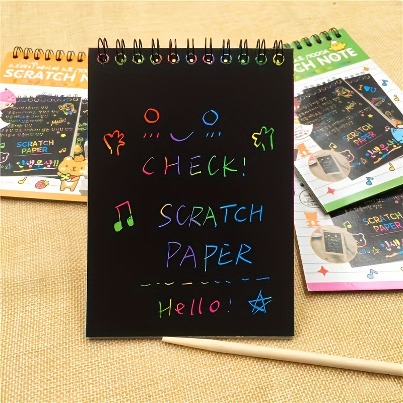 Scratch Art Set Creative Diy Scratch Painting Dazzling - Temu