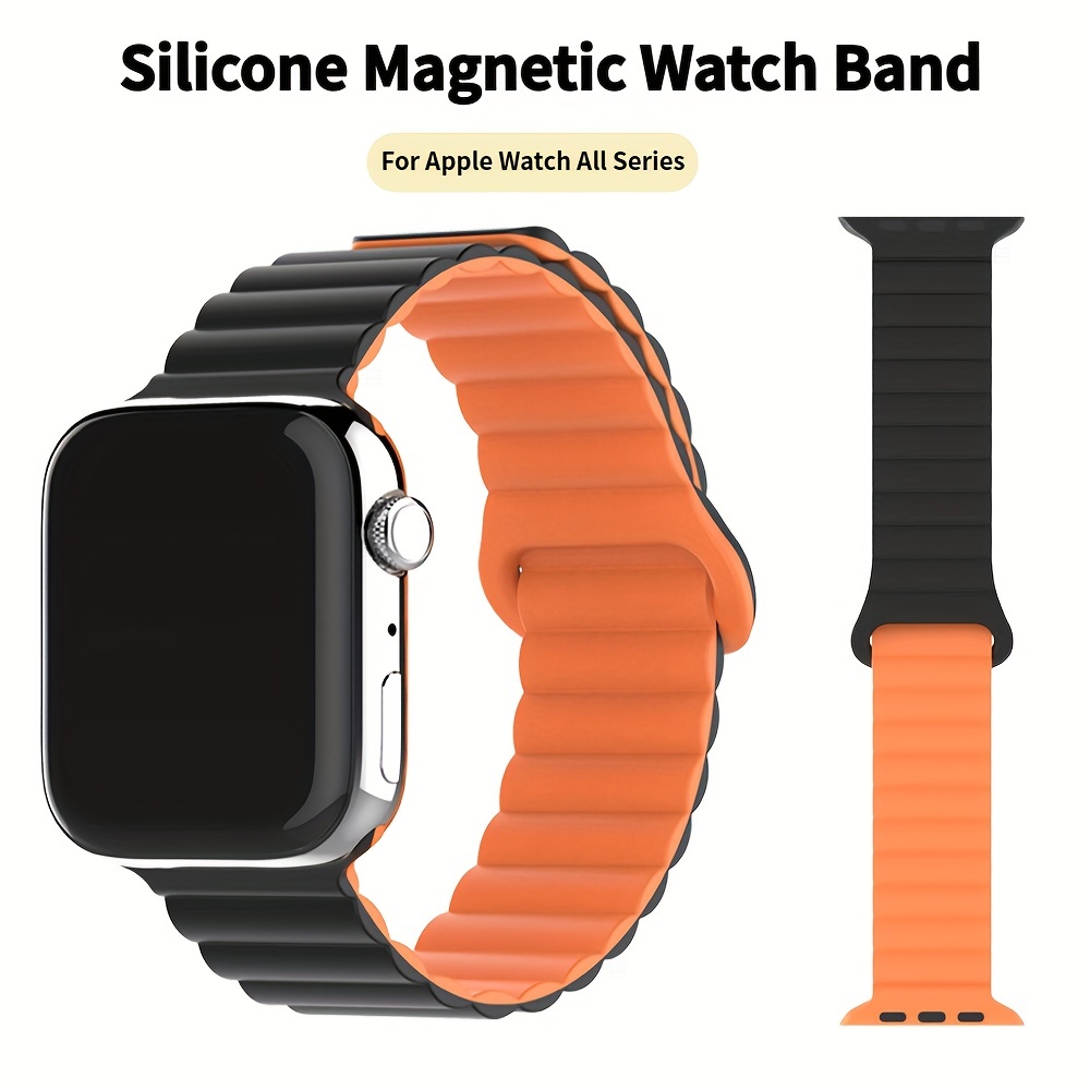 Soft Silicone Wrist Band Sports for Apple Watch Series 9 8 