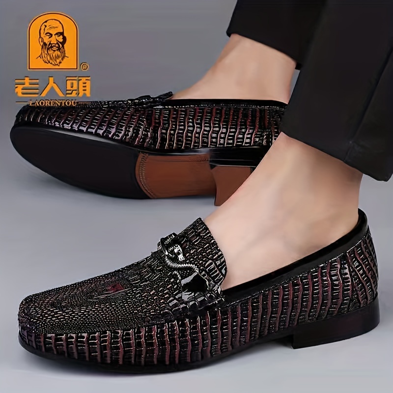 Buy Men's Black Pure Leather Loafer Casual Formal Slip On Shoes