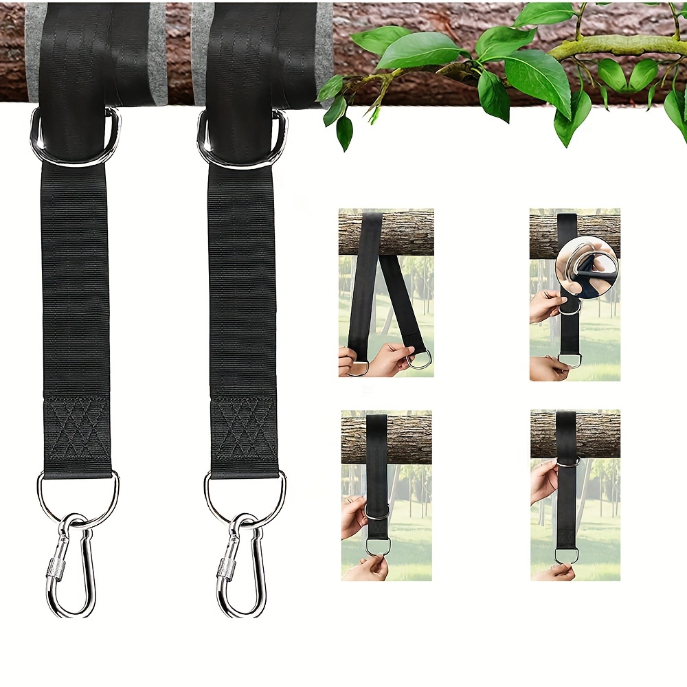 Outdoor Hammock Swing Hanging Straps Kit, Durable Tree Swing Strap