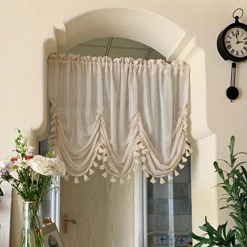 Nordic American Style Door Curtains Sheer Half Temu