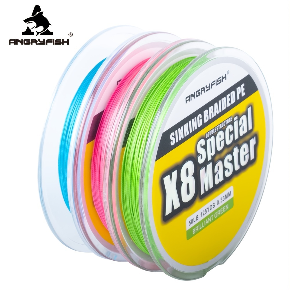 Super Strong and Smooth 4-Strand Braided PE Fishing Line - 100M/328ft  Length, 10LB-100LB Weight Capacity - Ideal for Fly Fishing and Leader Line  Use